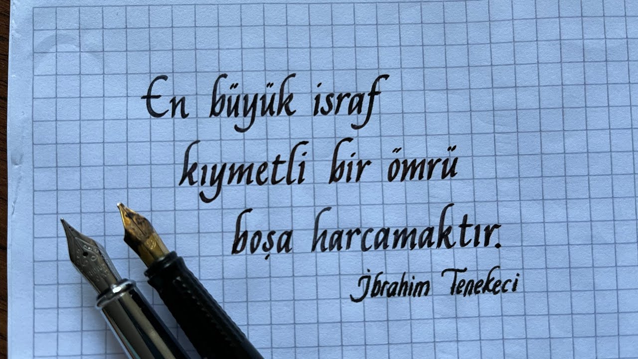 G&uuml;zel Yazı Yazma | Dolmakalem