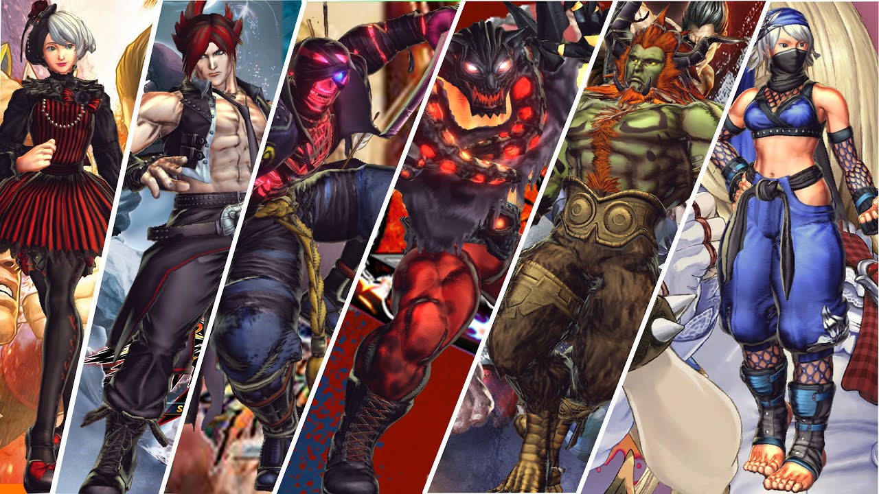 Street Fighter X Tekken All Tekken ''BASE/SWAP/ALT'' Costumes 4K/60FPS #tekken #streetfighter