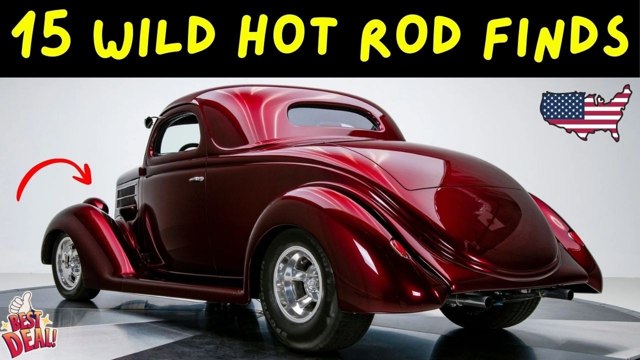 15 невероятных классических хот-родов на продажу | Брутальные олдскульные проекты