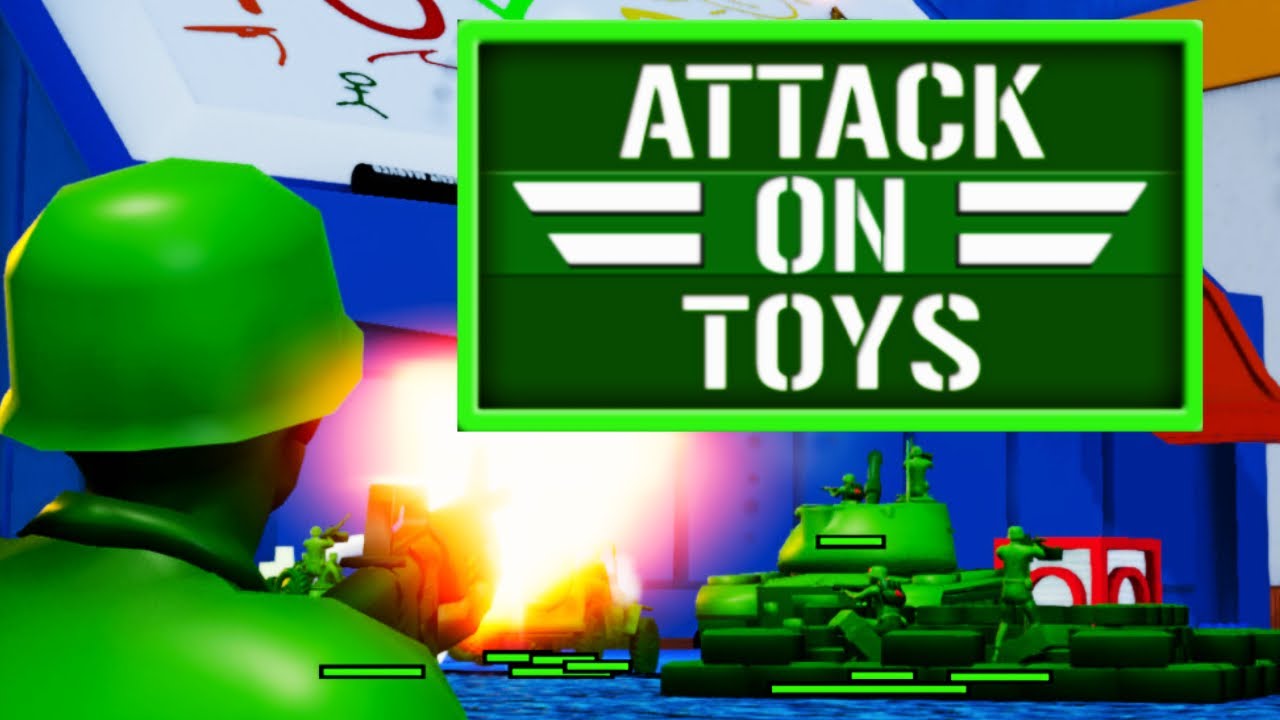 ТОТАЛЬНО АККУРАТНЫЙ СИМУЛЯТОР СОЛДАТИКОВ | Attack on Toys |
