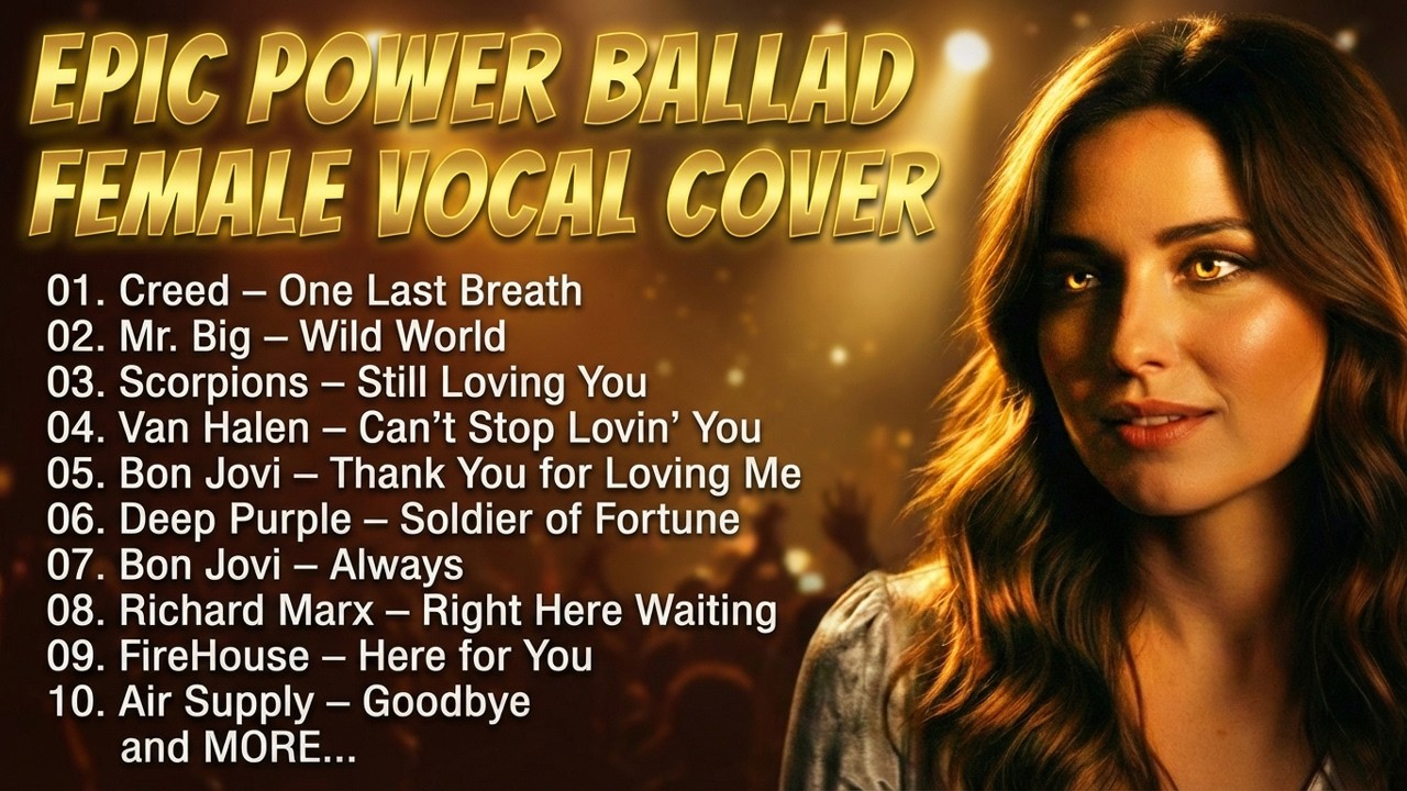Creed, Scorpions, Bon Jovi, Van Halen – Legendary Power Ballads (Female Vocal Refrain)