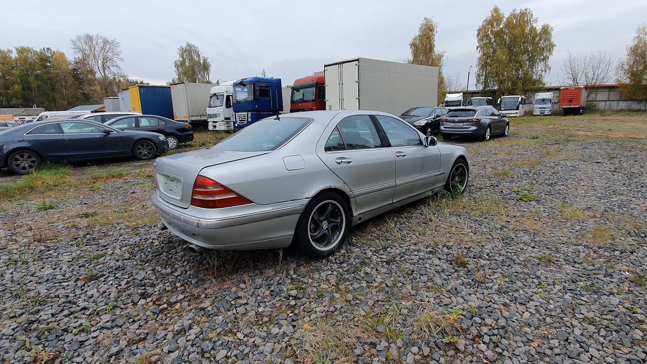 САМЫЙ ДЕШОВЫЙ в БЕЛАРУСИ МЕРСЕДЕС S-класса, 6000 РУБЛЕЙ за Mercedes-Benz S-Класс W220. БЫЛАЯ РОСКОШЬ