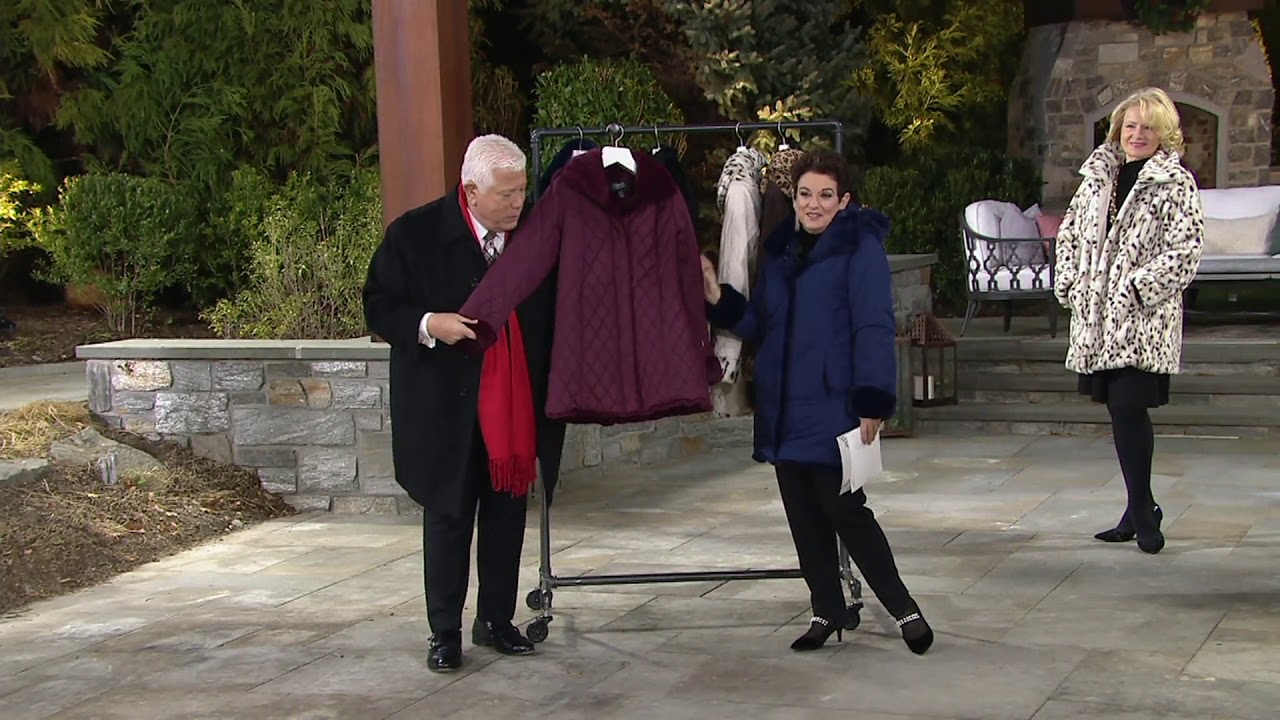 Dennis Basso Reversible Diamond Quilted and Faux Fur Coat on QVC