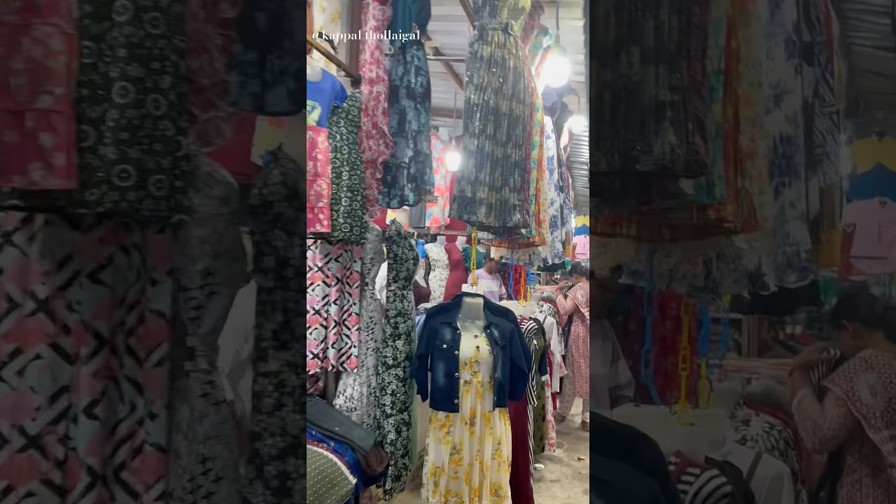 Cheapest Dress at Mc Road|Chennai| Street shopping