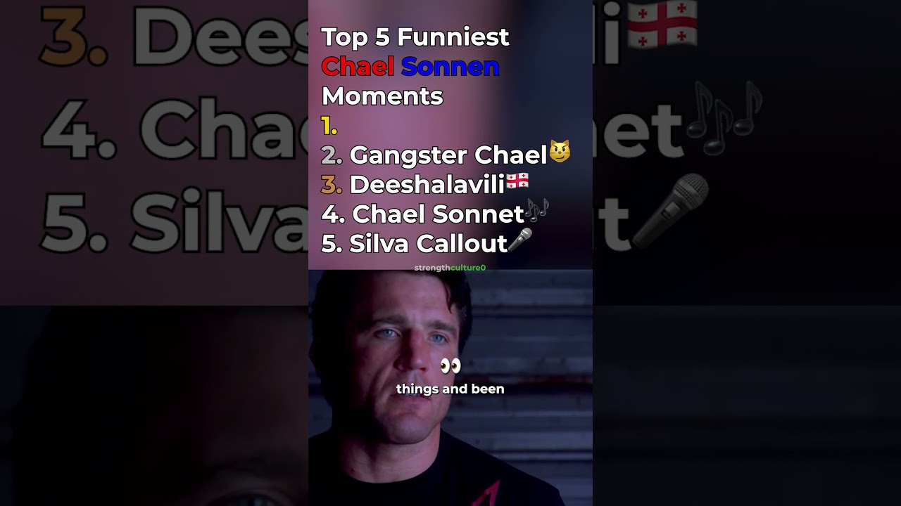 Chael Sonnen Top 5 Funniest Moments 😂 #ufc #chaelsonnen