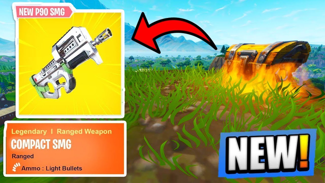 THE *NEW* BEST GUN IN FORTNITE... NEW &ldquo;Compact SMG&rdquo; Gameplay + INSANE Win! (Fortnite Battle Royale)