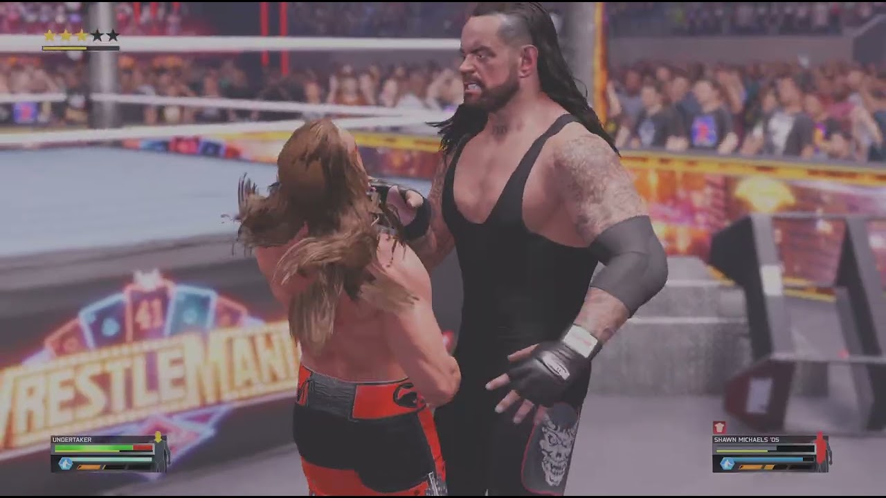 Undertaker  vs shawn  michaels