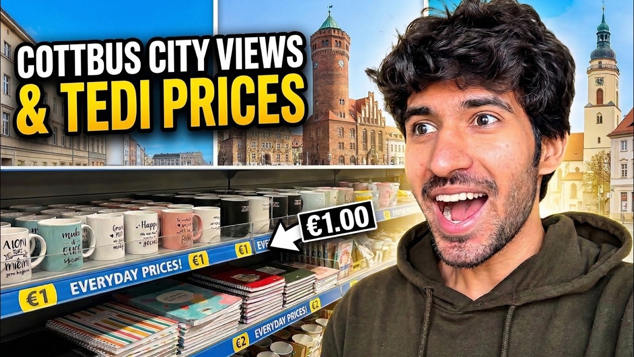 Cottbus City Views & TEDi Store Prices