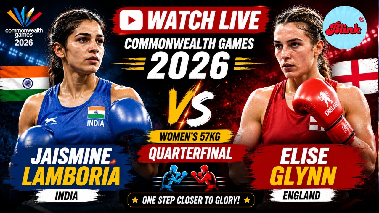 Watch Live CWG 2026: Women's 57kg Boxing Quarterfinal