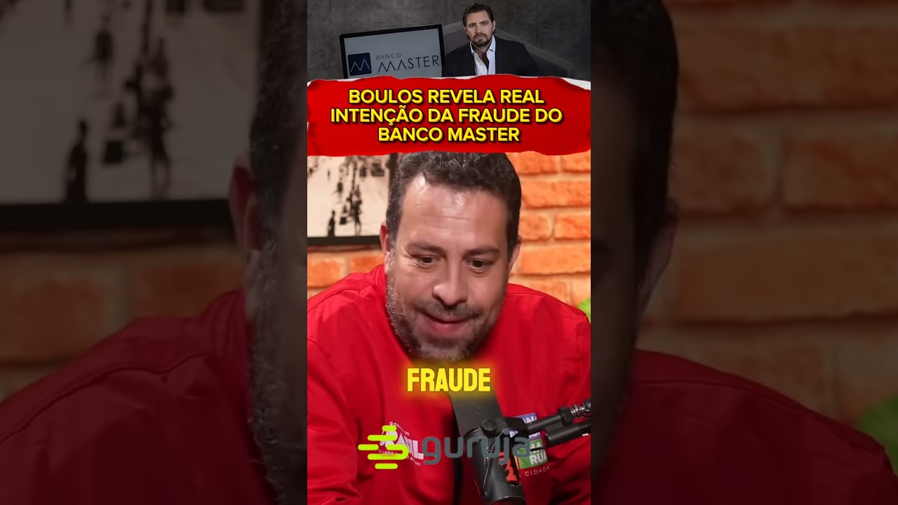 BOULOS REVELA REAL INTEN&Ccedil;&Atilde;O DA FRAUDE DO BANCO MASTER #podcast3irmaos #shorts