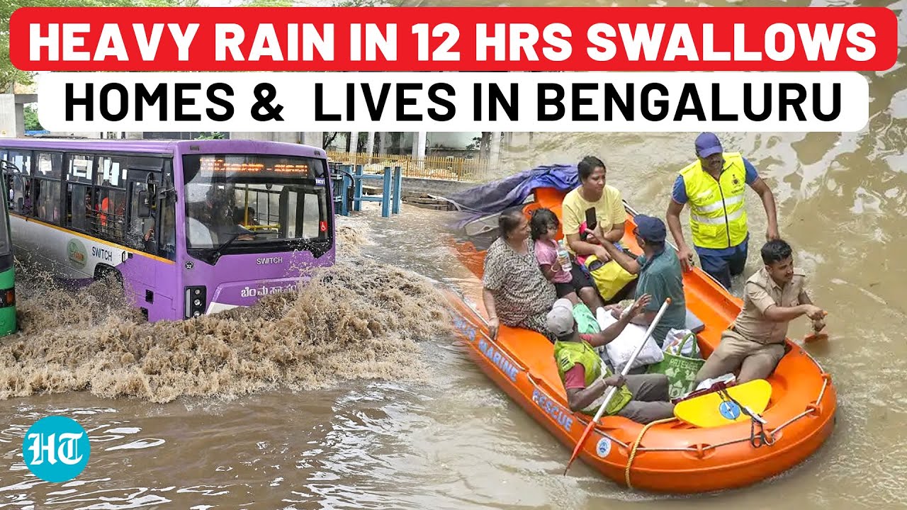 India&rsquo;s Tech Hub Submerged: 12 Hours Of Rainfall Leaves Bengaluru Reeling, Wrecks 500+ Homes