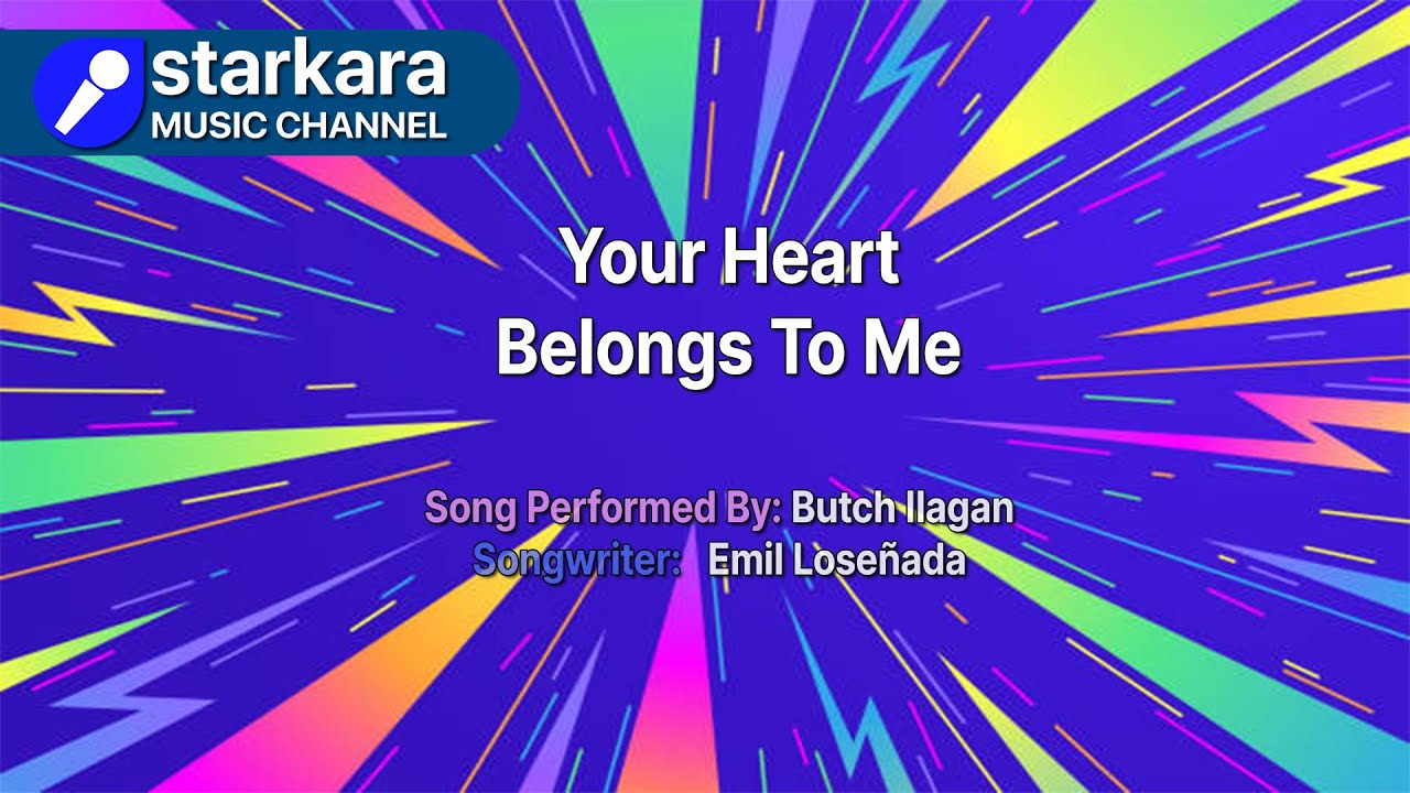 Your Heart Belongs to Me - Butch Ilagan (60fps Minus One Karaoke)