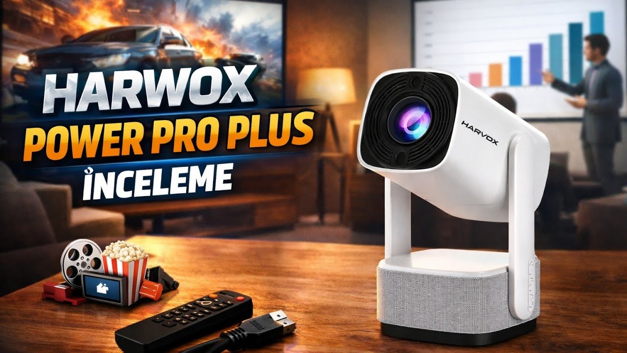Harvox Power Pro+ Taşınabilir Powerbankli Projeksiyon Cihazı İncelemesi