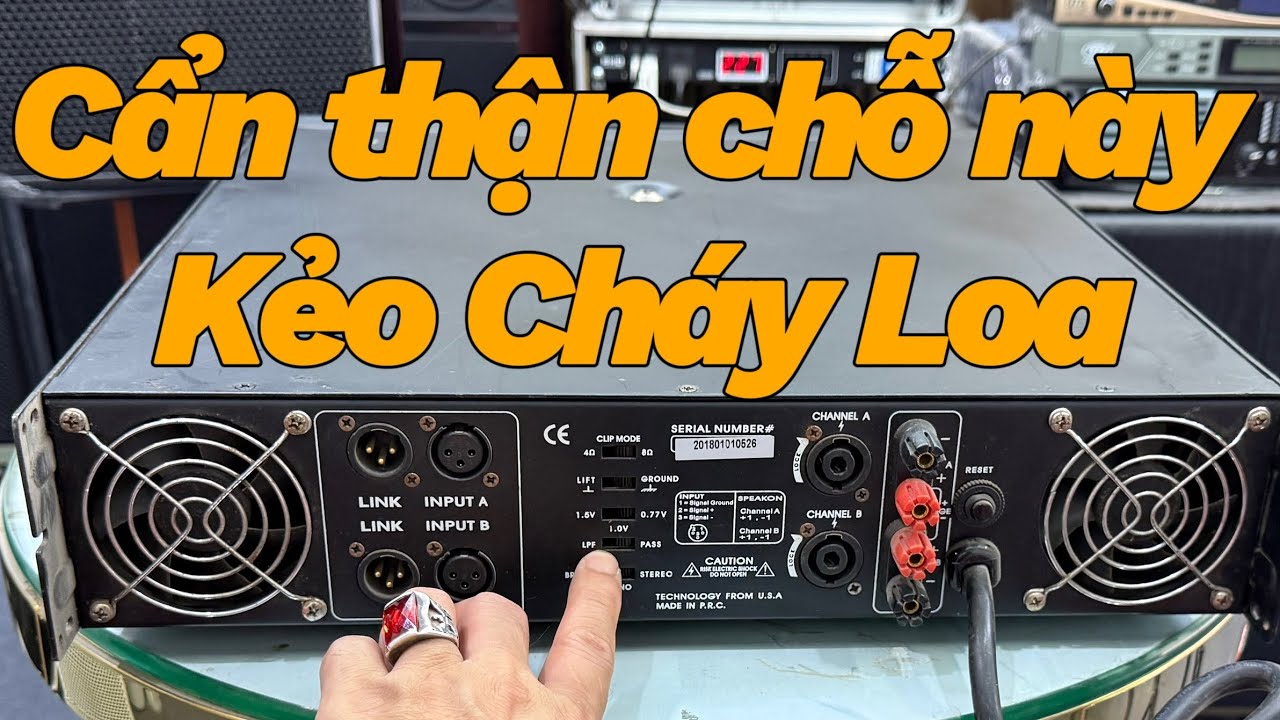 Chia sẻ cách Ghép Loa nhỏ với Đẩy cs lớn ! Cách Chập Kênh để đánh loa SUB