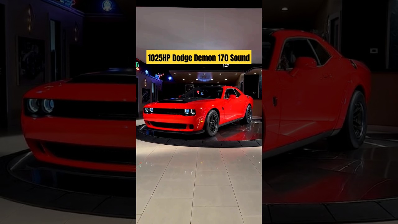 1025HP Dodge Demon 170 V8 Sound 🔊🔥