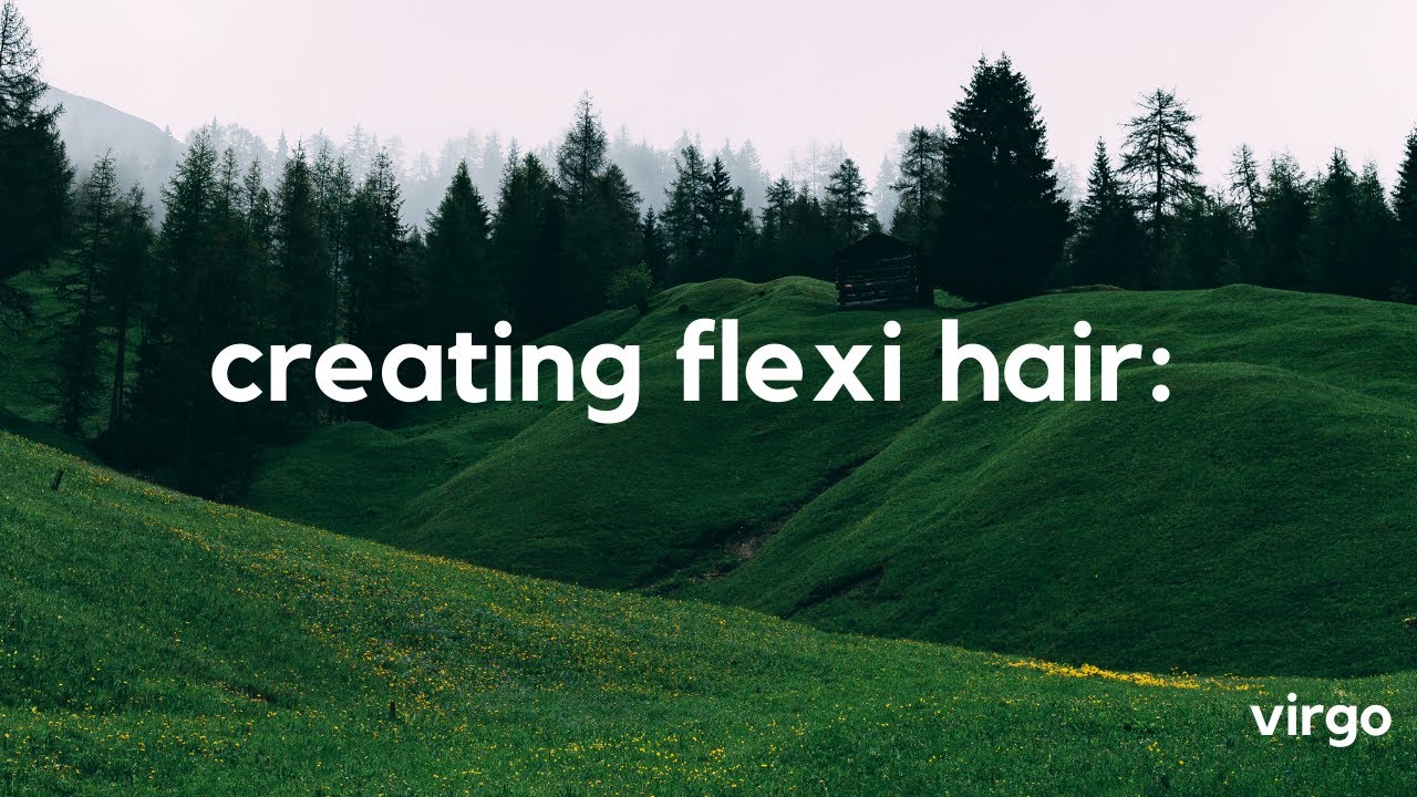 How to make Flexi Hair for Second Life