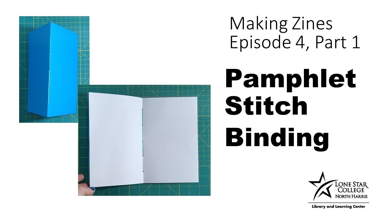 Making Zines: Binding, Part 1: Pamphlet Binding