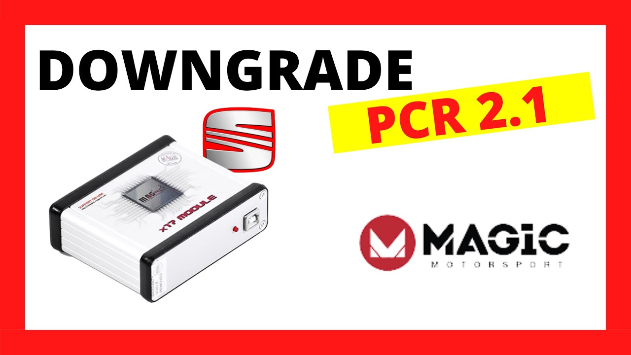 ⬇️ DOWNGRADE ⬇️ программное обеспечение PCR2.1 с X17 MAGICMOTORSPORT 9983 ➡️ 9977