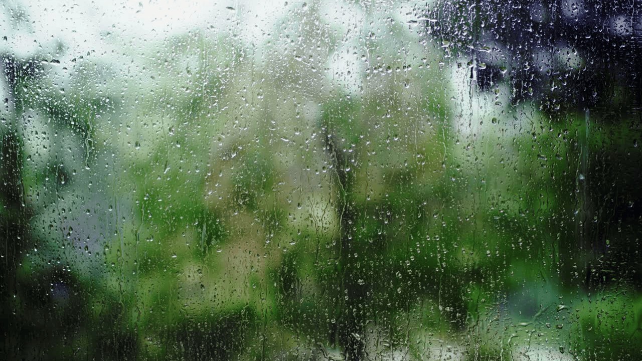 Melancholic Piano with Rain 🌙 Night Sky Ambience for Deep Rest