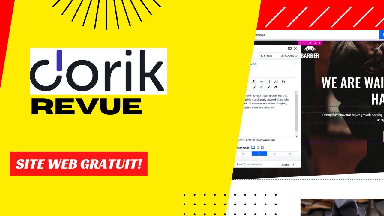 Revue de Dorik : créez un site Web gratuit en quelques minutes !