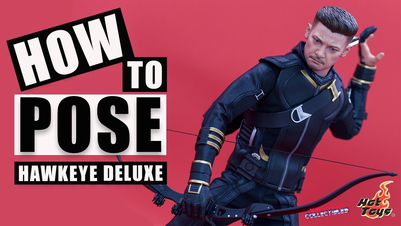 HOW TO POSE: Hot Toys Hawkeye Deluxe in just 4 minutes! Avengers Endgame