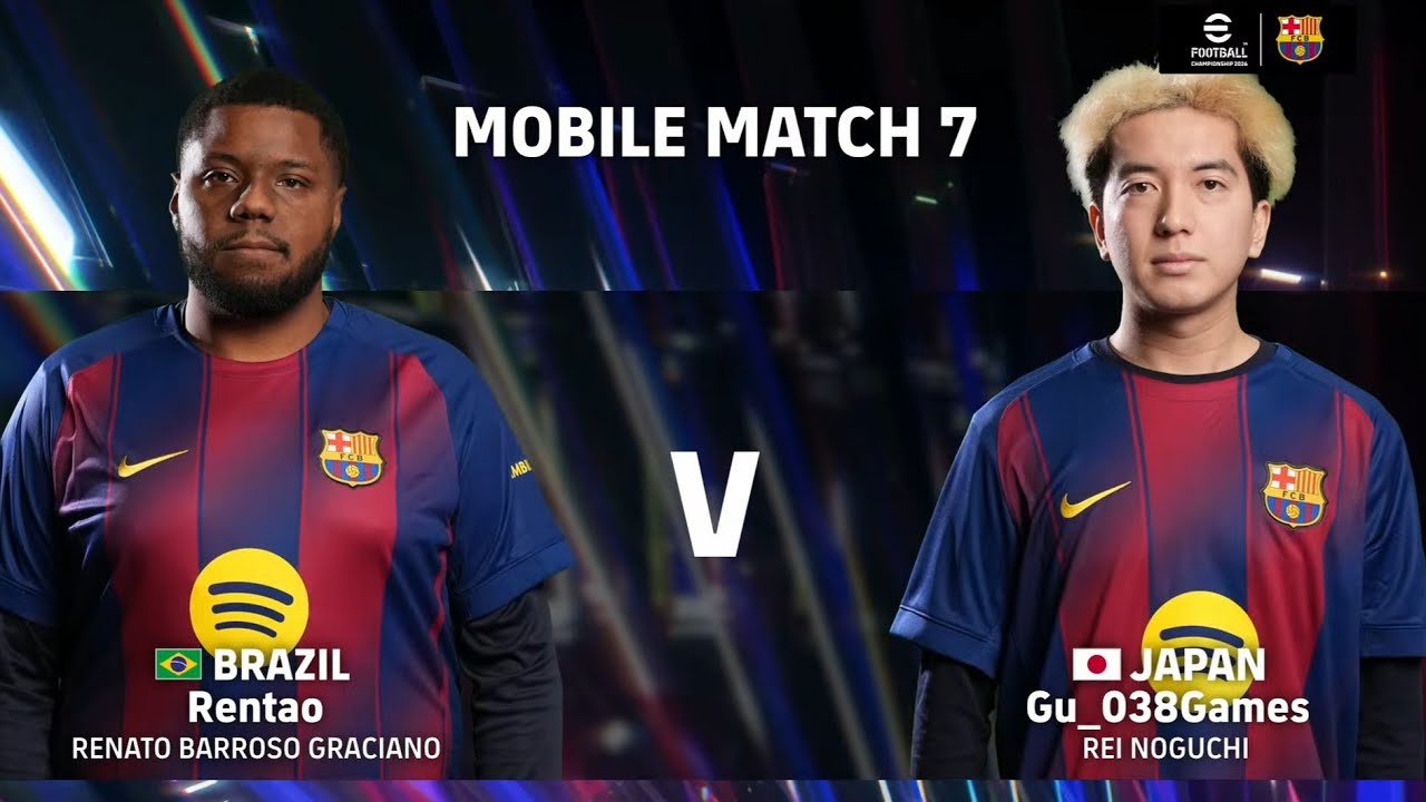 PARTIDA X GU_038 GAMES - EFOOTBALL CHAMPIONSHIP FC BARCELONA 