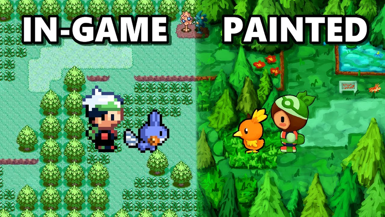 Painting ALL of Pok&eacute;mon Emerald!!! [Route 102]