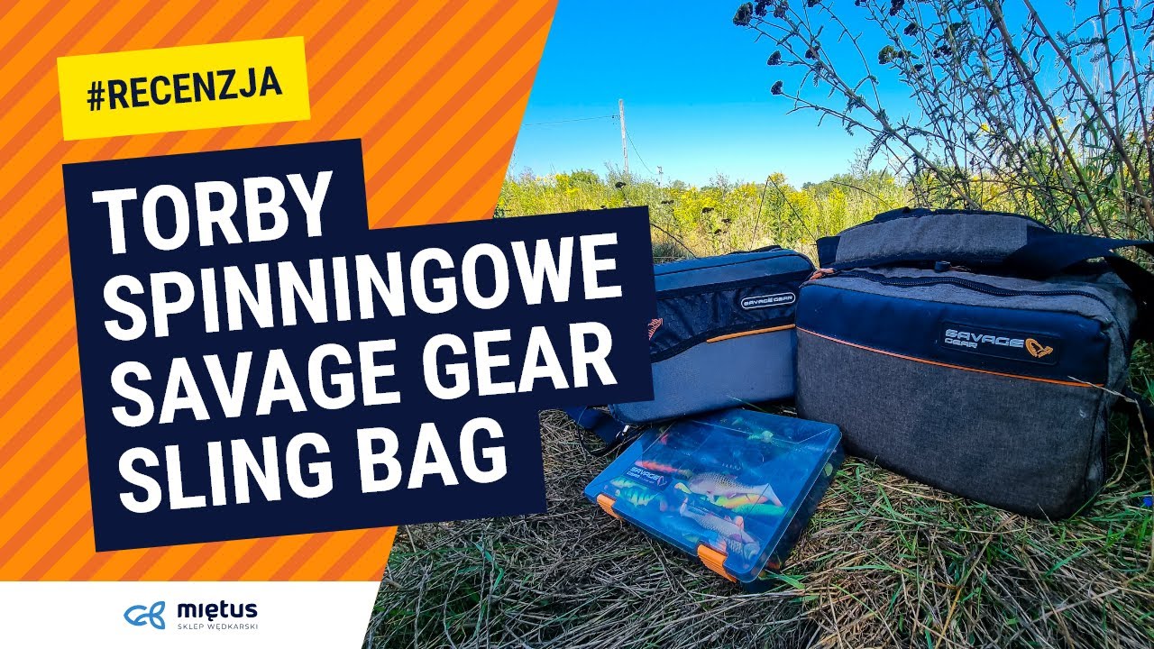 #Porównanie Toreb Spinningowych SAVAGE GEAR SLING BAG | Wielki PSTRĄG Potokowy 55 CM! 🎣