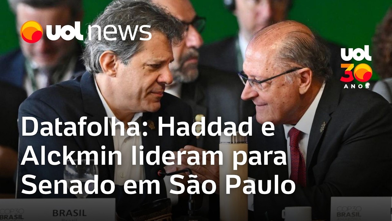 Datafolha: Haddad e Alckmin lideram disputa para Senado em SP