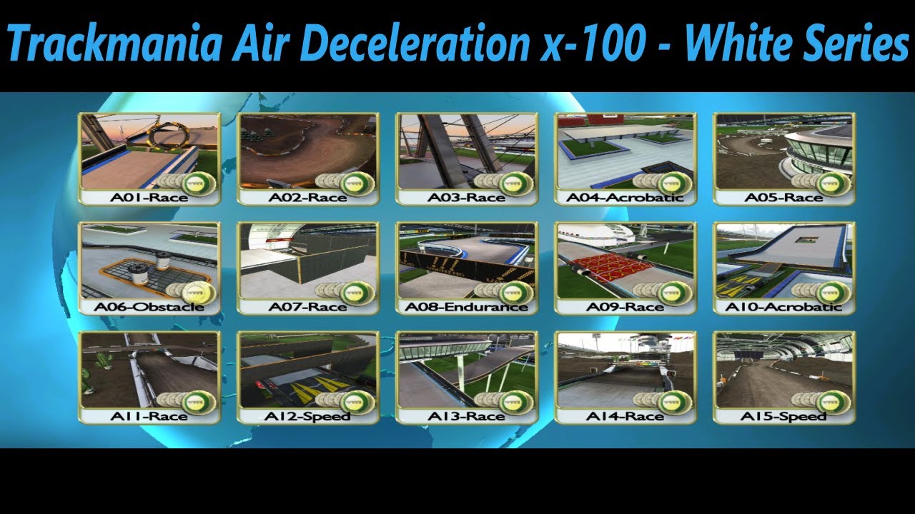 (TMUnlimiter) [TAS] Trackmania Air Deceleration x-100 - White Flag
