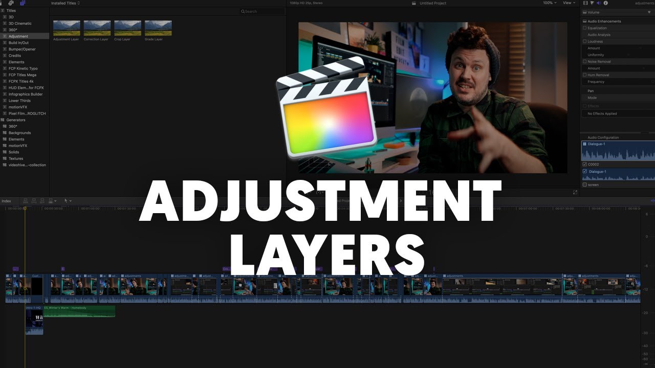 Как использовать корректирующие слои в Final Cut Pro — с бесплатной загрузкой.