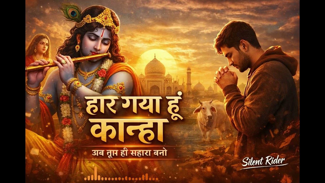Haar Gya Hu Kanha | @SilentRider_00 | #bhagti #krishna #krishnabhajan 