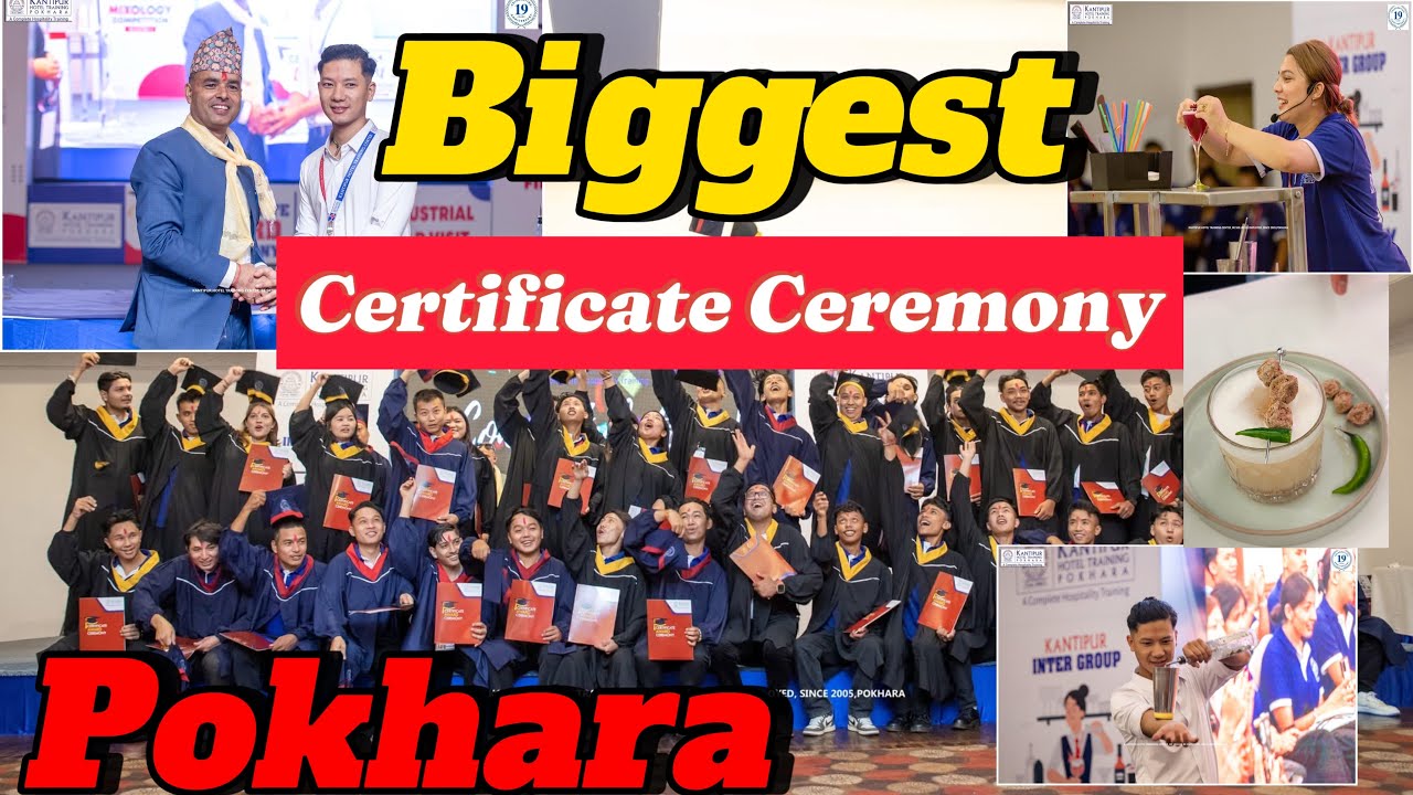 Pokhara Biggest Certificate Award Ceremony| Bartender |Vlog