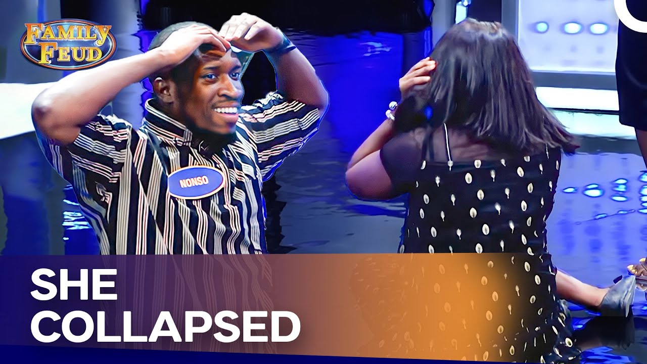 She Literally Hit The Floor! The Most Dramatic Ending Ever | Fast Money | Family Feud Nigeria