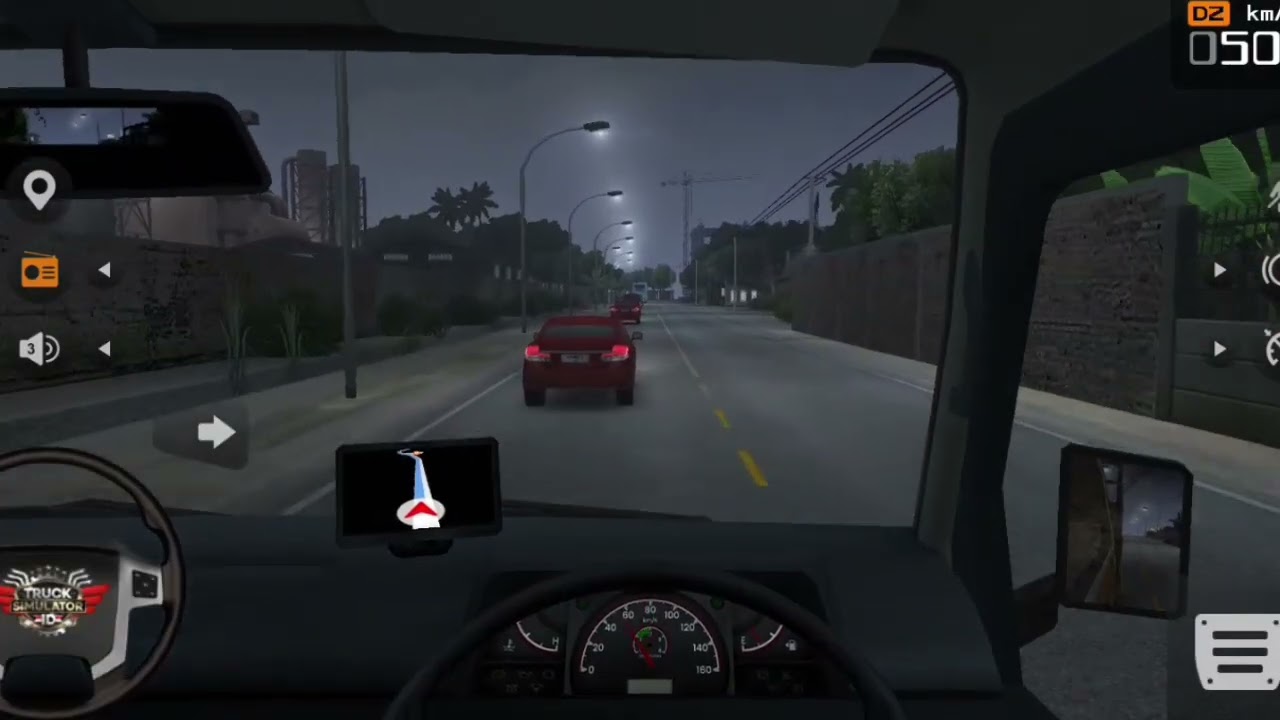 kali ini saya bermain game truck simulator indonesia