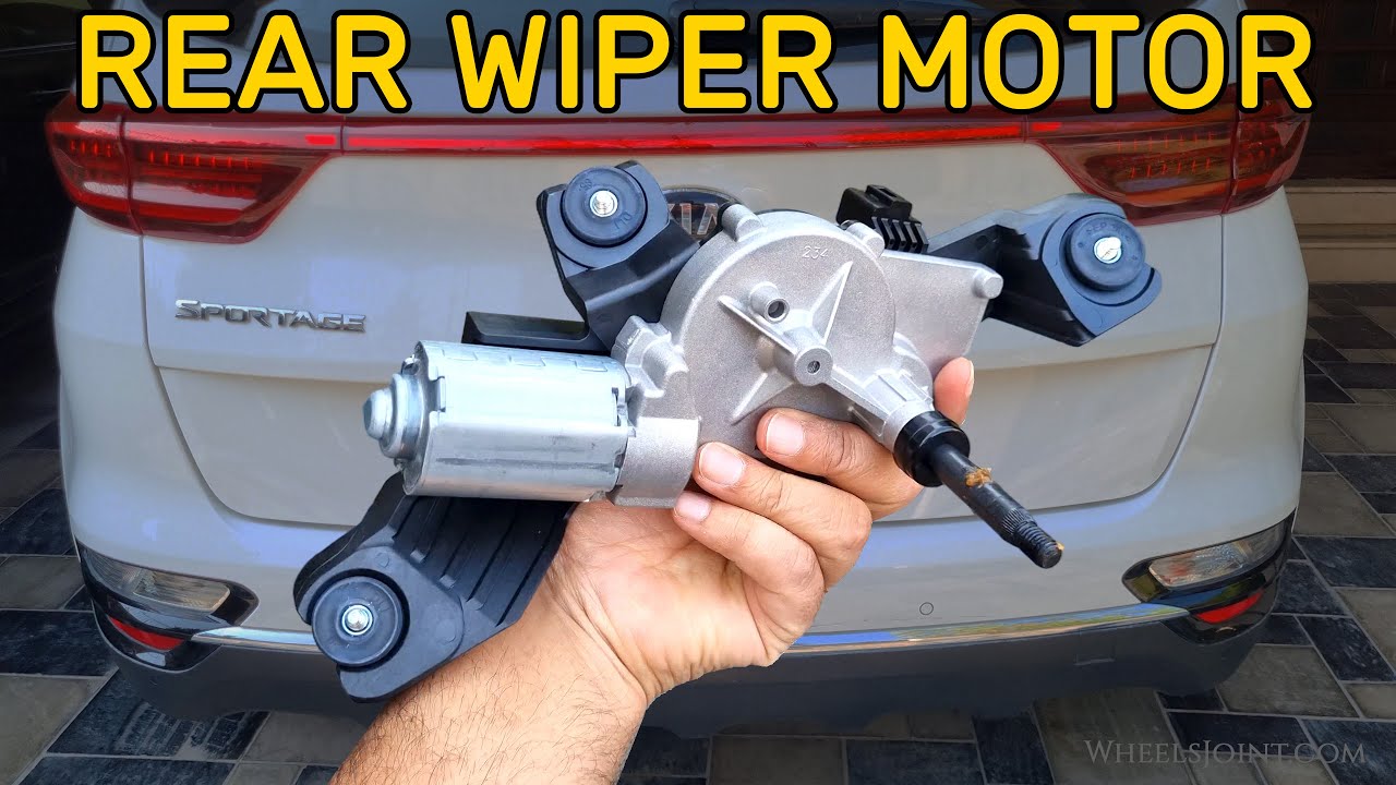 How to replace rear window wiper motor in Kia Sportage