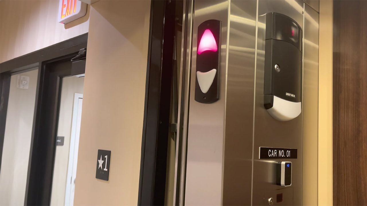 Smoothest 2014 Schindler HT 330A Premium Hydraulic Elevators - Hampton Inn & Suites - Franklin WI