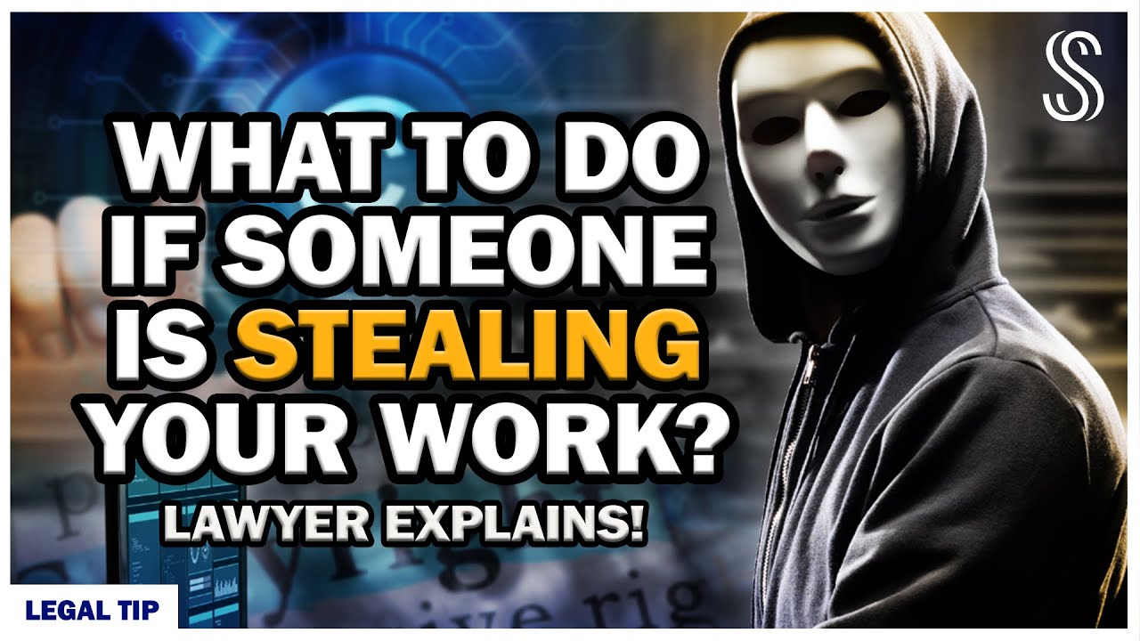 🤔 What To Do If Someone Is STEALING Your Work? | #lawyer