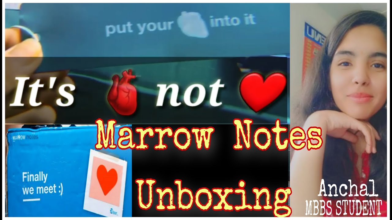 Unboxing of Marrow Notes Edition 5||Neet PG preparation|MBBS life
