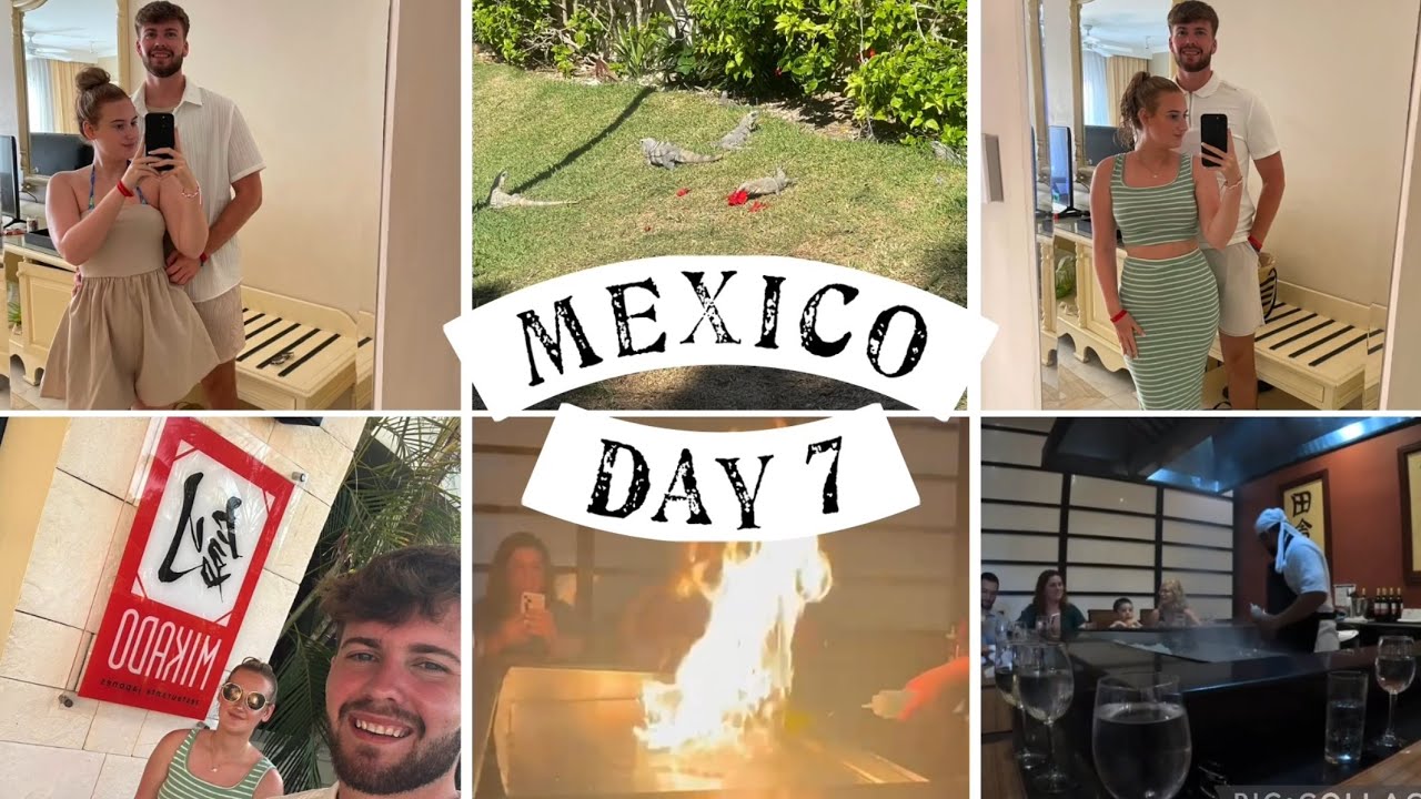 Mexico vlog | Bahia Principe Akumal - Day 7 (wildlife and Teppanyaki show cooking 🇯🇵)