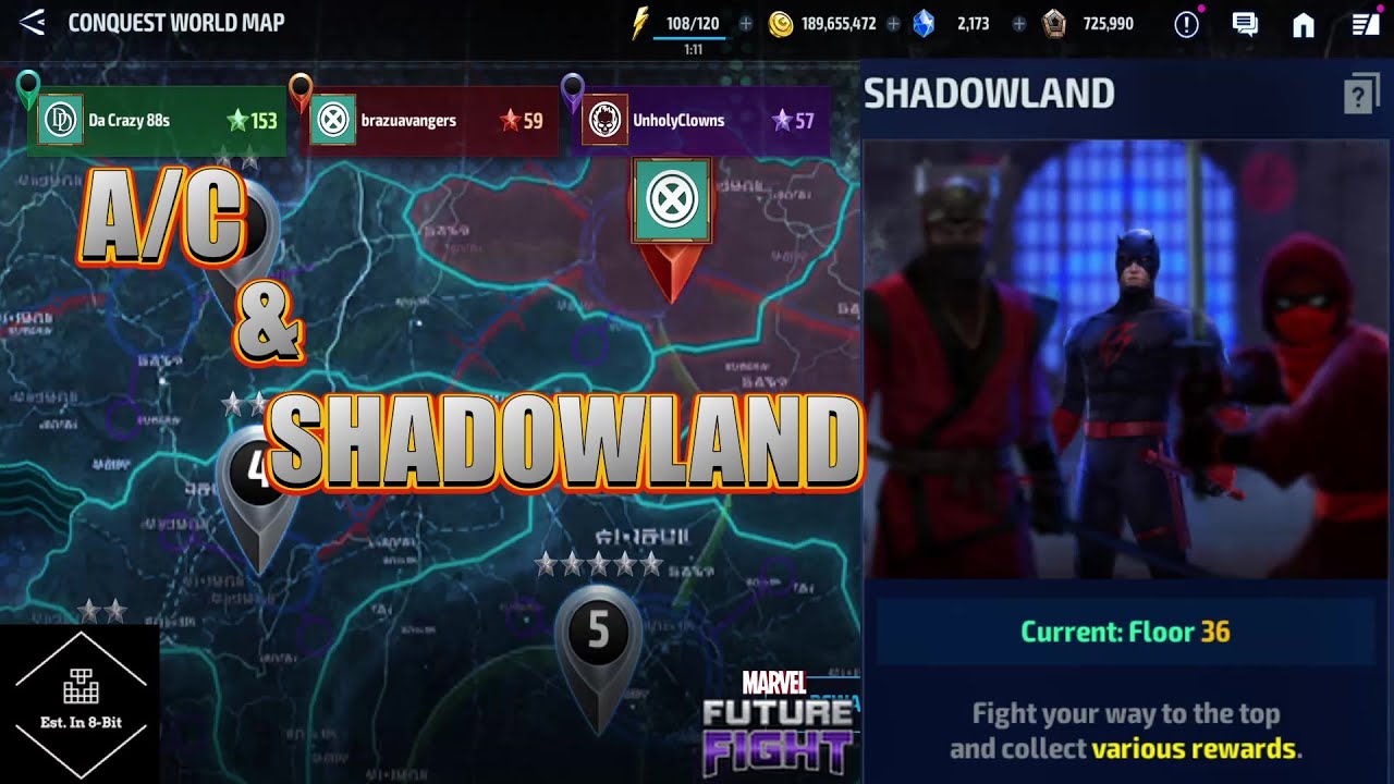 A/C RANDOMNESS & SHADOWLAND RUNS 36+ PLUS MORE: MARVEL FUTURE FIGHT