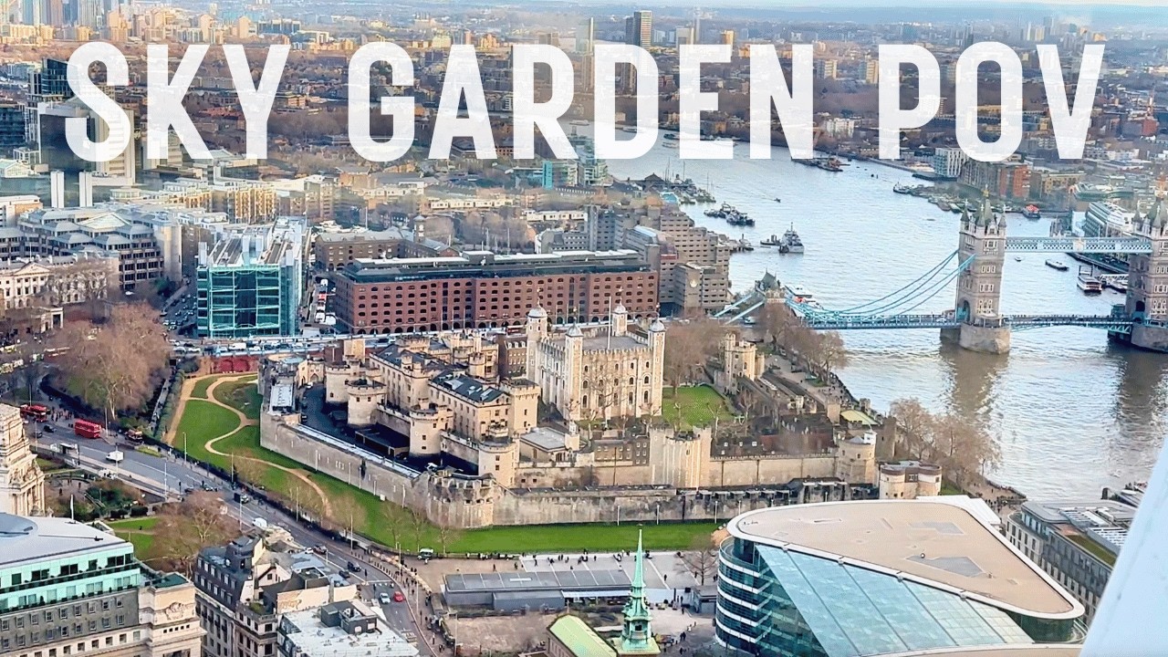 Sky Garden London Views | All Landmarks You Can See From the Sky Garden [POV]