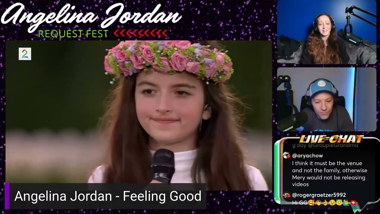 Angelina Jordan - Feeling Good [REACTION] REQUEST FESTS ANGELINA SPECIAL