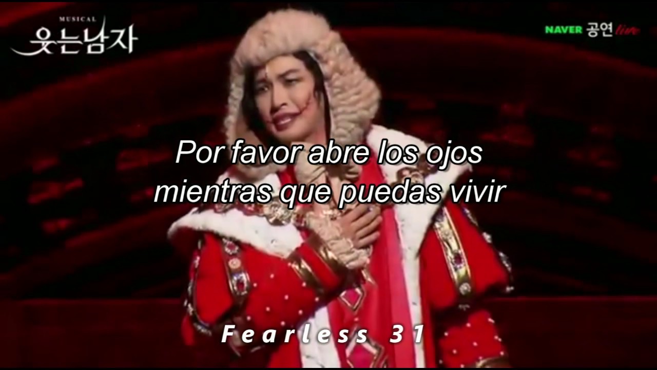 PARK KANG HYUN - OPEN YOUR EYES 그 눈을 떠 SUB ESPAÑOL (The Man Who Laughs Musical)