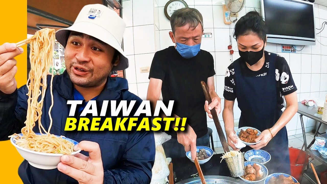 TAIWAN Breakfast Street Food Tour! NOODLES, DUMPLINGS & SASHIMI! Sarap ng ALMUSAL!