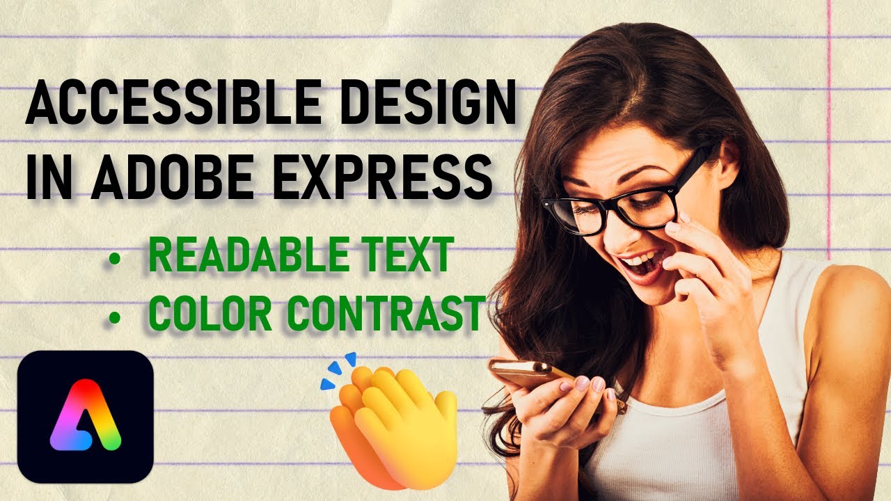 Доступный дизайн в Adobe Express