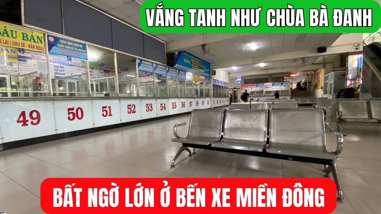 BẤT NGỜ LỚN ở bến xe Miền Đông.
