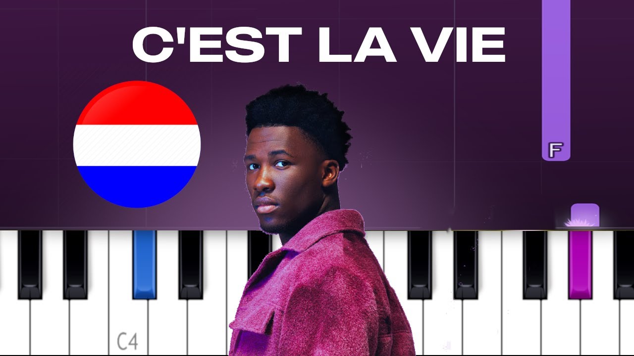 Claude - C'est La Vie (Netherlands 🇳🇱 Eurovision 2025)  (Easy Piano Tutorial)