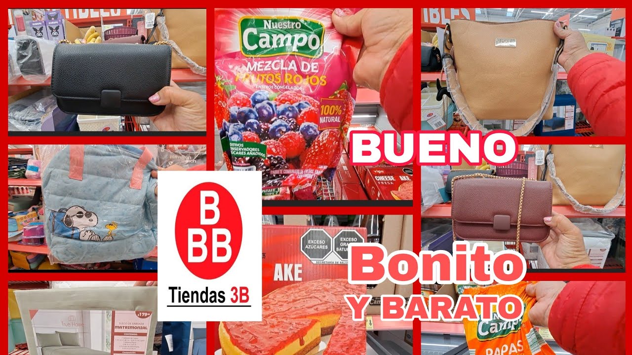 ENERO 1️⃣7️⃣🟥 BREVE RECORRIDO ❤️TIENDAS 3BBB ❤️🛒🚶‍♀️🟥🟥 BUENO BONITO Y BARATO ❤️🛒🚶‍♀️🖐
