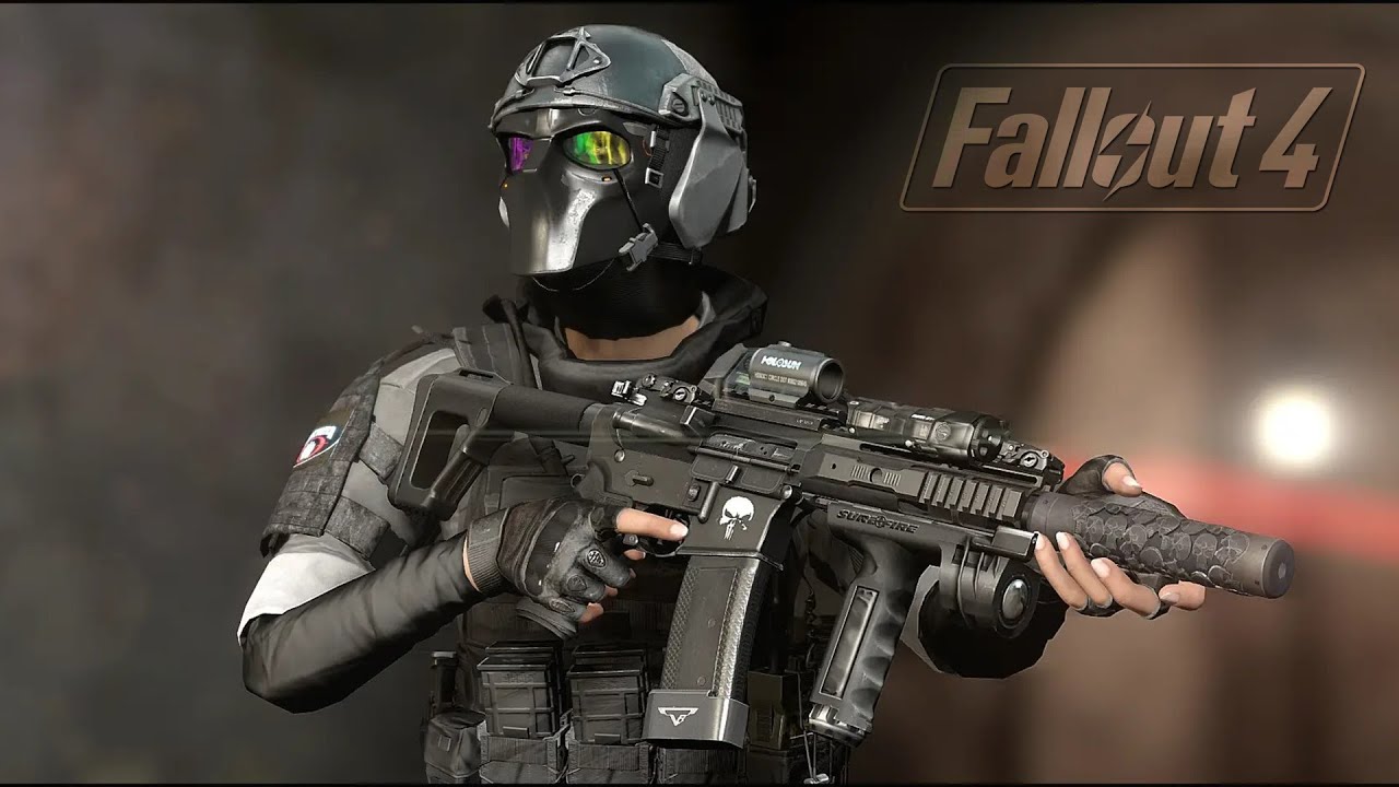 Fallout 4 - POLARIA SYSTEMS &sup2; - Tactical USEC Gunners Overhaul - STELLAR BLADE Inspired Gameplay